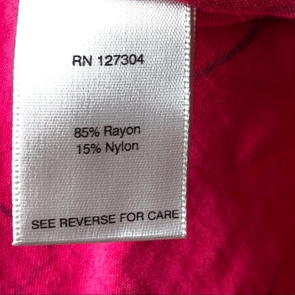 John Mark in Autographs-original Red Black Check Button Down Tunic Shirt - S - Picture 12 of 12